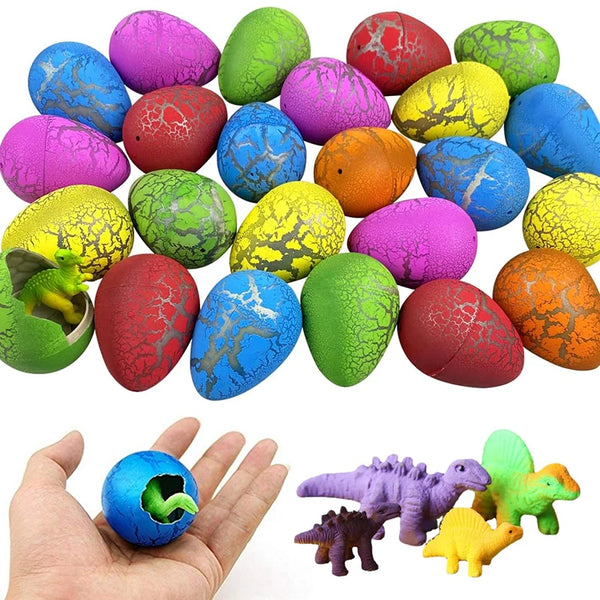10/20/60pcs Mini Hatching Dinosaur Egg Toy Funny Toys Colorful Cracked Eggs Children Festival Party Favors Gifts for Kids TMZ