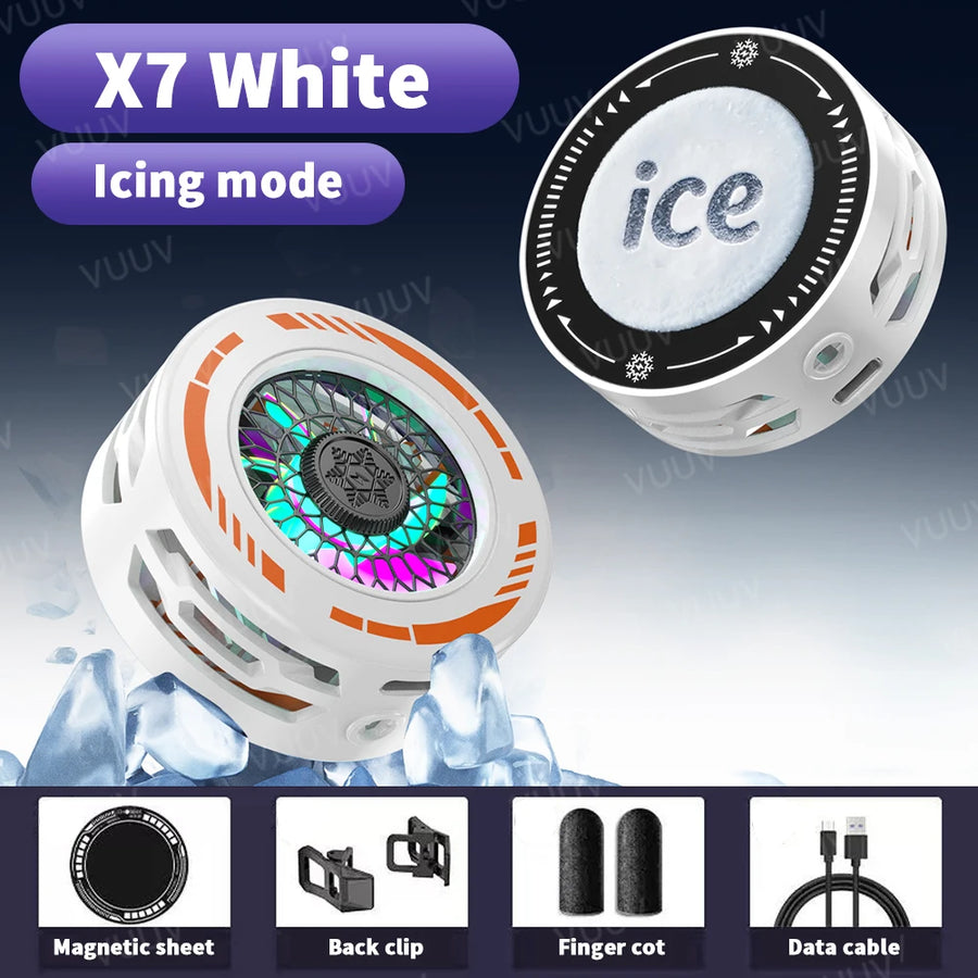 Portable Magnetic Phone Cooler With Semiconductor Freeze And RGB Light Mobile-phone Radiator For iPhone MagSafe Series Android