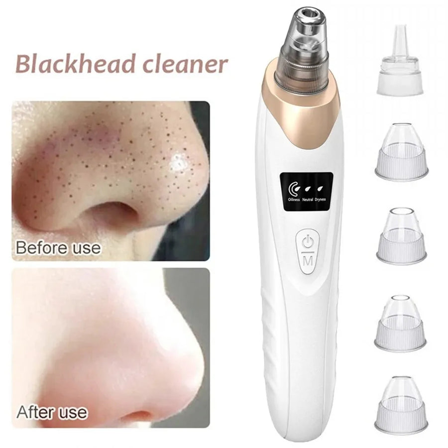 Face Skin Care Tools Electric Blackhead Remover Vacuum Cleaner Black Spots Removal Facial Deep Cleansing Pore Cleaner Machine
