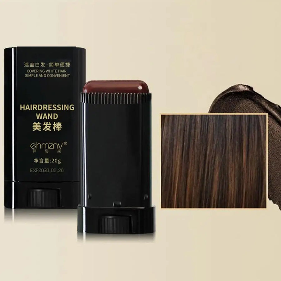 2-in-1 Hair Color Comb | Instant Gray Hair Coverage | Waterproof Sweatproof Dye Stick