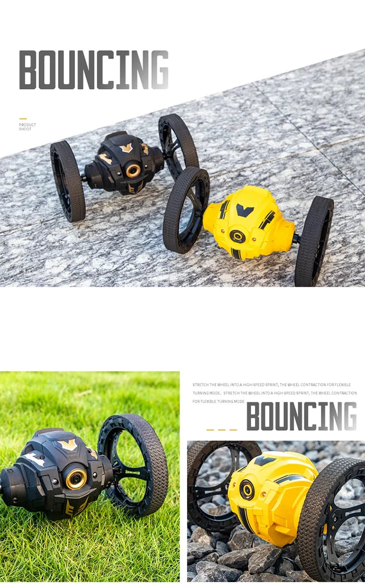 RC Stunt Off-Road Car | 2.4GHz | Flip & Jump | WiFi HD Camera | LED | Kids Gift Age 14+