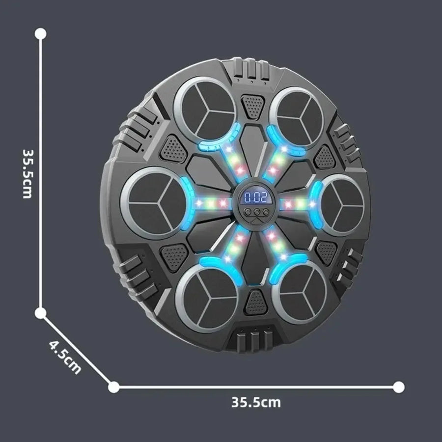 Smart Bluetooth Music Boxing Machine | Wall-Mounted | Noise Reduction | Rhythm Lights | 3 Speeds