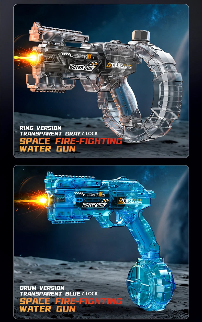 Electric Water Guns For Adults Powerful Squirt Automatic Water Suction Water Blasters Summer Outdoor Beach Toy For boys Kid Gift