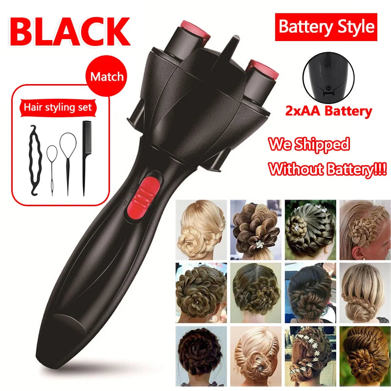 Automatic Hair Braiding Machine | Electric Twist Braider | Home & Salon Styling Tool
