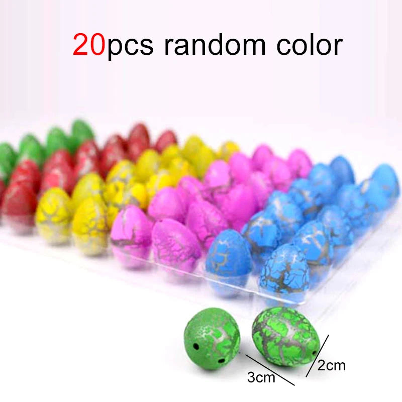 10/20/60pcs Mini Hatching Dinosaur Egg Toy Funny Toys Colorful Cracked Eggs Children Festival Party Favors Gifts for Kids TMZ