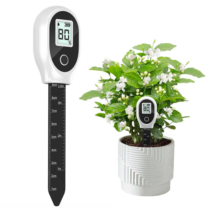 Soil Moisture Sensor Monitor Plants Moist Testing Tool Soil Hygrometer Plant Detector Garden Care Planting Humidity Meter