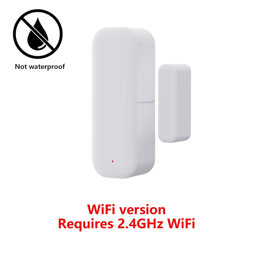 Tuya WiFi Door Window Magnetic Sensor Wireless Connection Smart Home Protection Door Detectors Automation