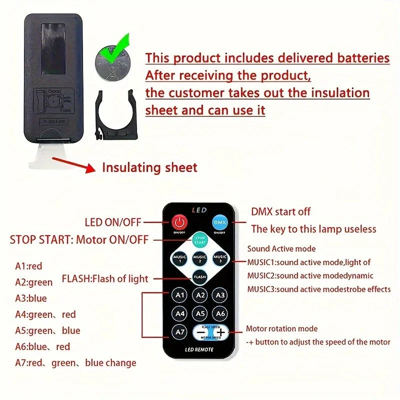 LED Starry Galaxy Projector Light RGB Smart Remote Control Star Aurora Lamp KTV USB for Home Room Camping Wedding Decorations