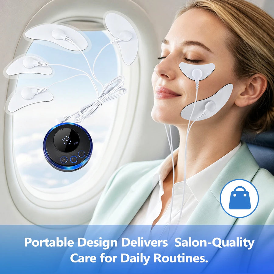 Microcurrent Face Lift Device | EMS Muscle Stimulator | Skin Tightening & Anti-Wrinkle
