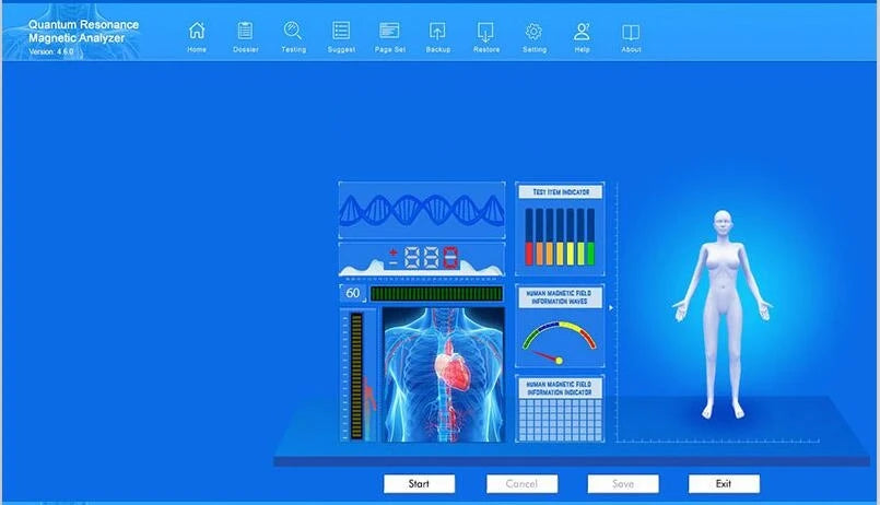New Body Analyzers Mini Quantum Resonance Magnetic Analyser With 54 Checking Items For Sub Health Test