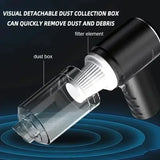 4-in-1 Wireless Car Vacuum Cleaner | Powerful Suction & Blow | Portable Handheld