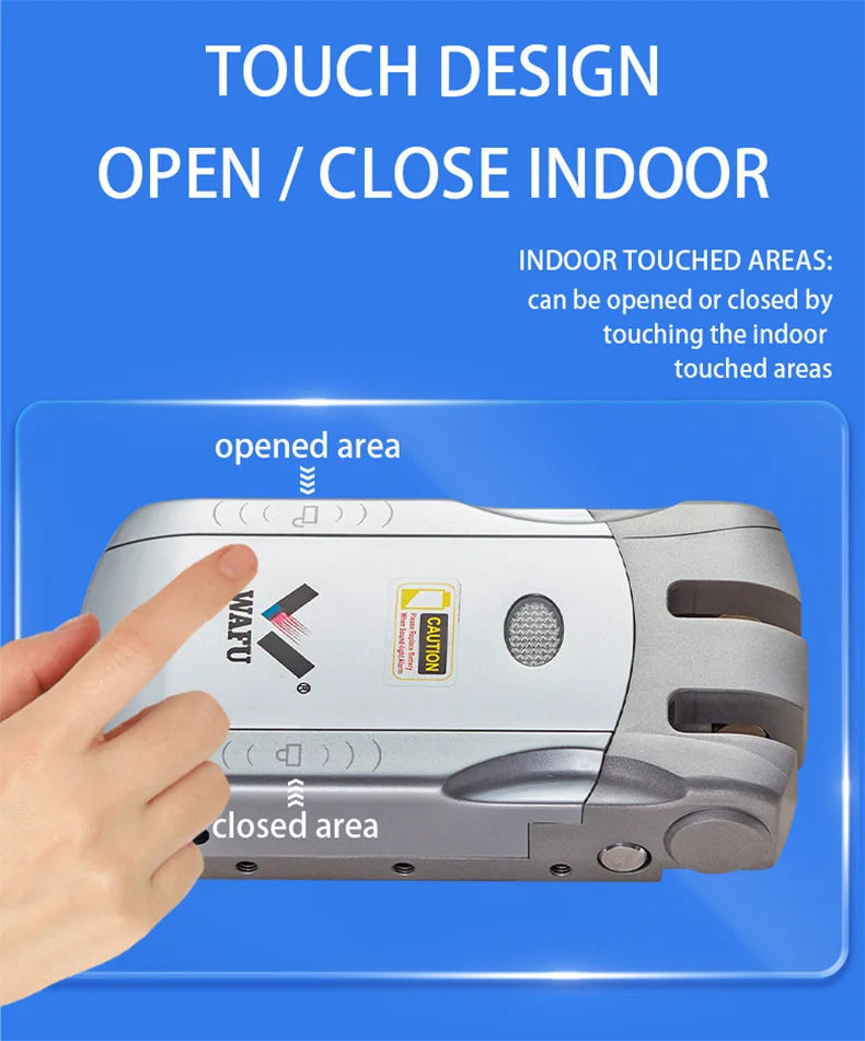 WAFU Smart Door Lock | Fingerprint & Password | WiFi & Bluetooth | Remote App Control