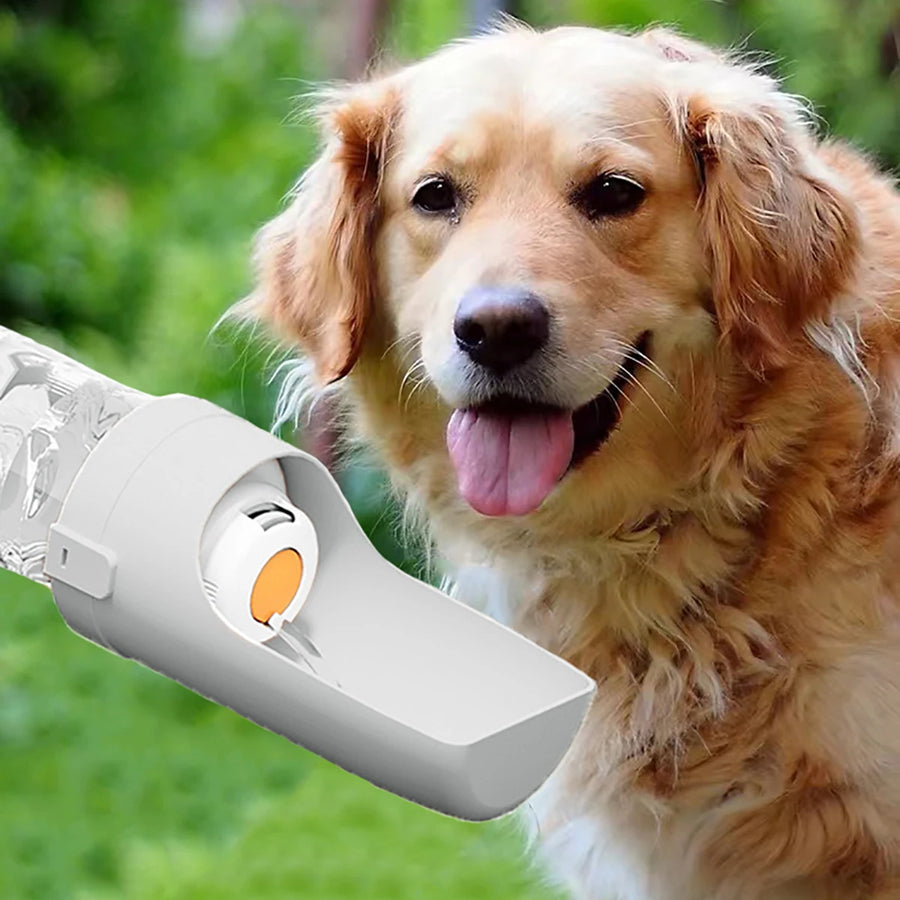 2-in-1 Portable Pet Water Bottle | Food & Water Storage | Leak-Proof Travel Dog Bottle