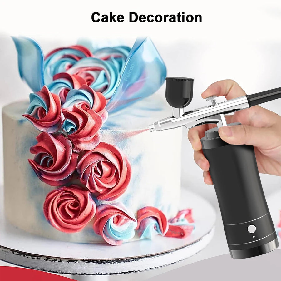 Cordless Airbrush Nail Machine | Wireless Nail Art Compressor & Varnish Sprayer