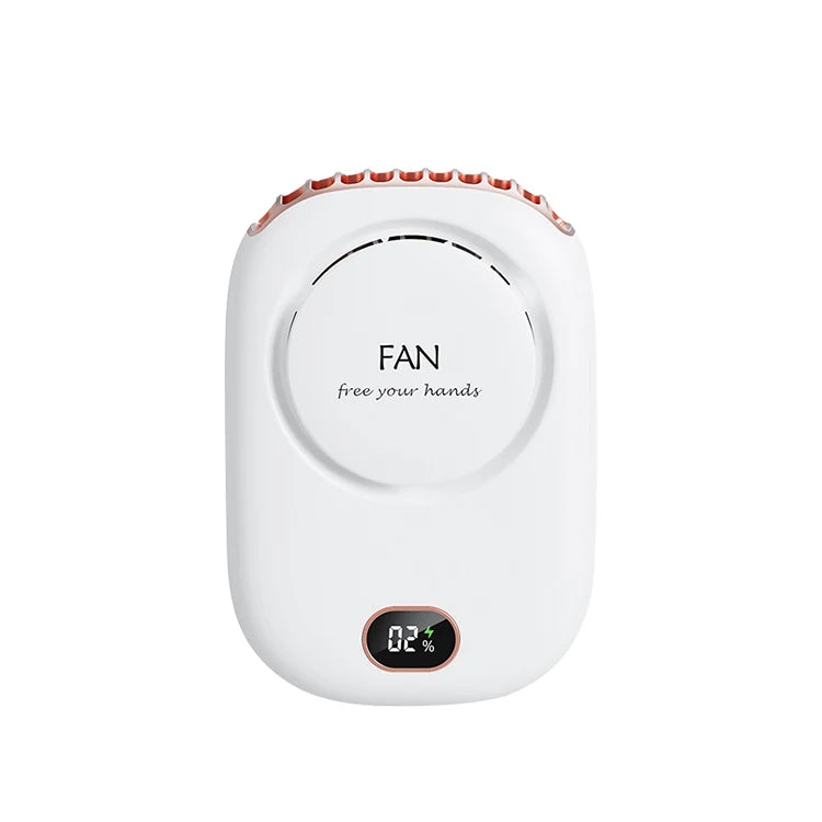 Bladeless Neck Fan | 1800mAh | 3 Speed Settings | USB Rechargeable | Hands-Free Cooling