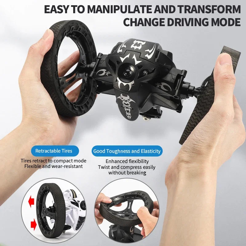 RC Stunt Off-Road Car | 2.4GHz | Flip & Jump | WiFi HD Camera | LED | Kids Gift Age 14+