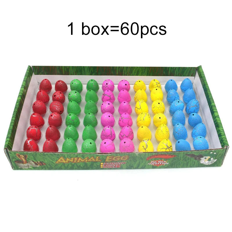 10/20/60pcs Mini Hatching Dinosaur Egg Toy Funny Toys Colorful Cracked Eggs Children Festival Party Favors Gifts for Kids TMZ