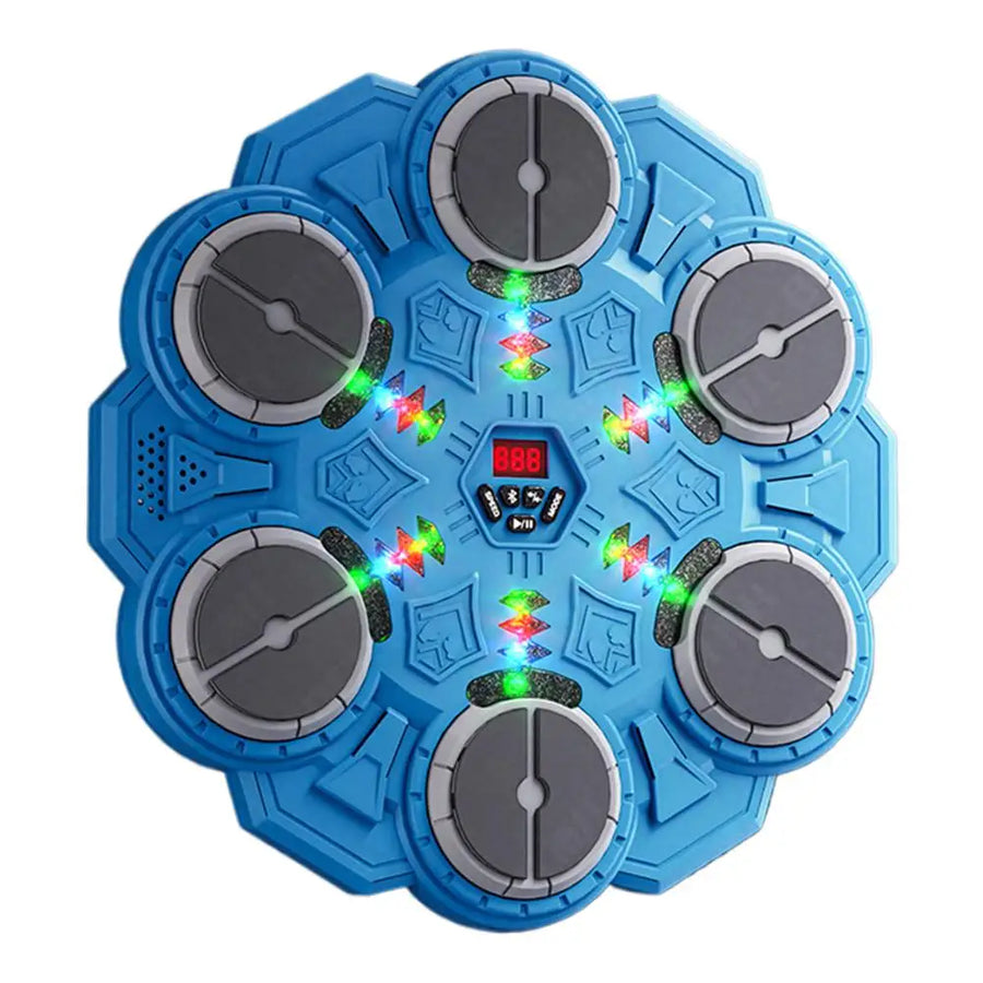 Smart Music Boxing Machine | Wall-Mounted | Bluetooth | LED Lights | 9 Speeds | Kids & Adults