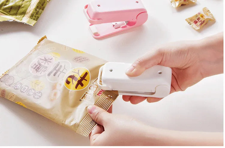 Mini Heat Bag Sealer | Portable Food Storage Clip | Keeps Snacks Fresh