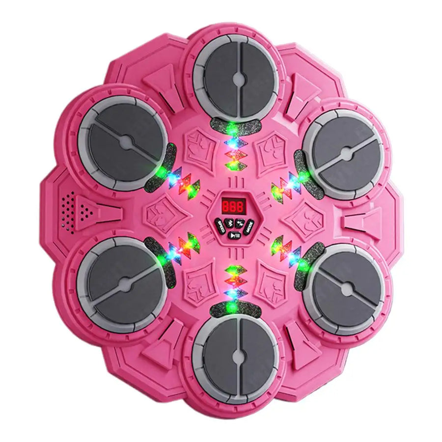 Smart Music Boxing Machine | Wall-Mounted | Bluetooth | LED Lights | 9 Speeds | Kids & Adults