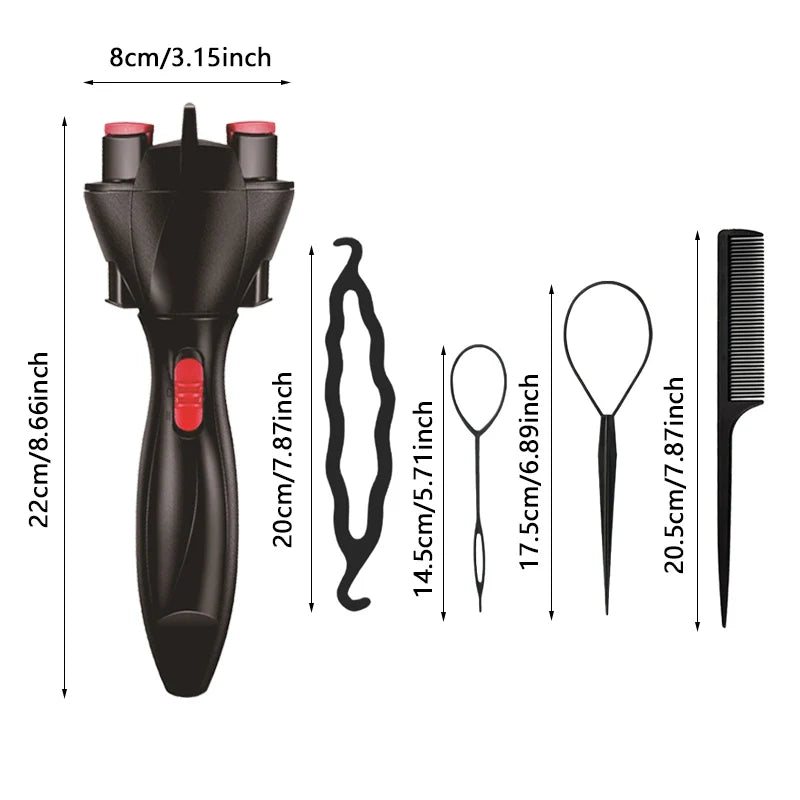 Automatic Hair Braiding Machine | Electric Twist Braider | Home & Salon Styling Tool