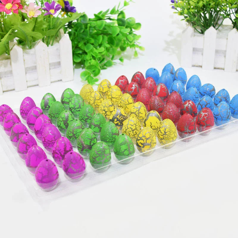 10/20/60pcs Mini Hatching Dinosaur Egg Toy Funny Toys Colorful Cracked Eggs Children Festival Party Favors Gifts for Kids TMZ