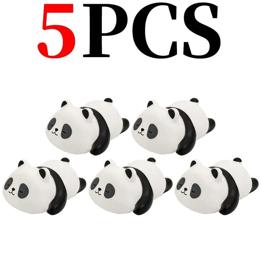 New Panda LED Night Light Living Room Cute Panda Plastic Lamp Bedside Decor Creative Kids Night Light Birthday Gift Decoration