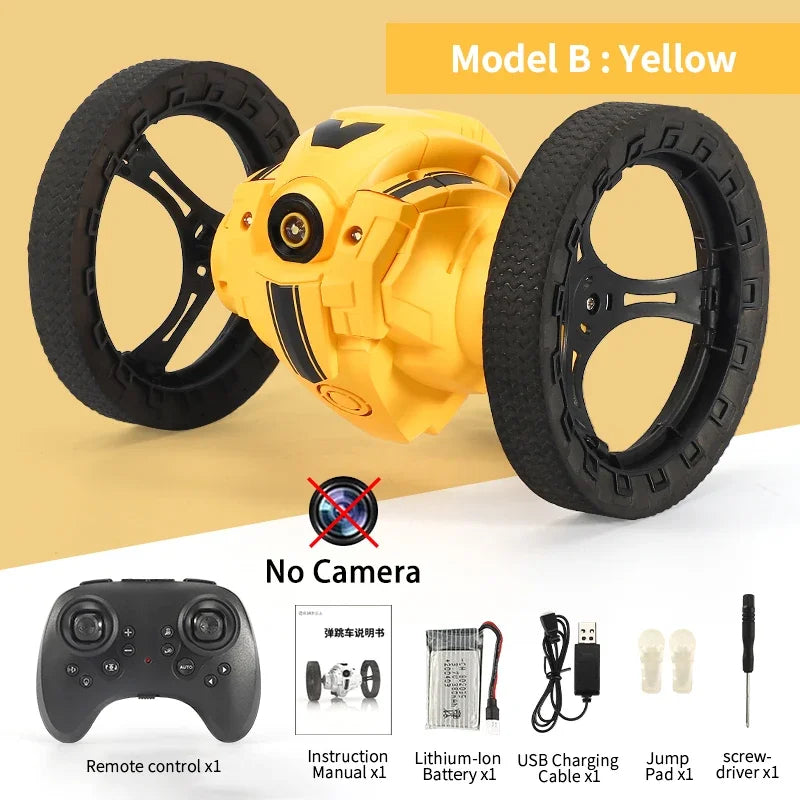 RC Stunt Off-Road Car | 2.4GHz | Flip & Jump | WiFi HD Camera | LED | Kids Gift Age 14+