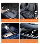 4-in-1 Wireless Car Vacuum Cleaner | Powerful Suction & Blow | Portable Handheld