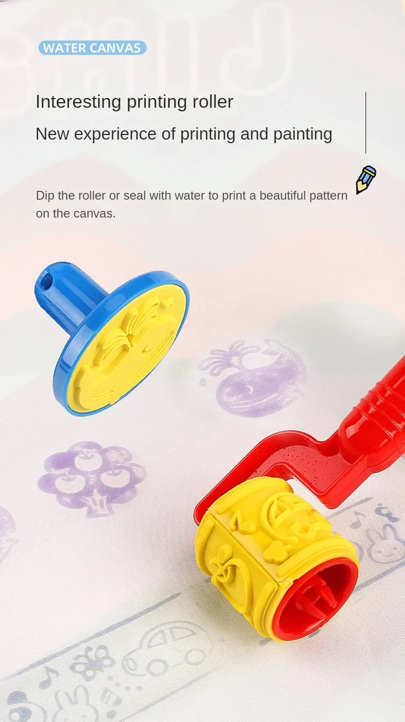 Magic Water Drawing Mat | 100x80cm Reusable | Montessori Painting Board | Educational Kids Toy