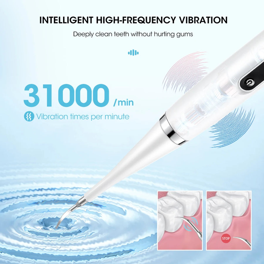 Electric Dental Scaler & Teeth Cleaner | 5 Modes | HD Visual Camera | IPX6 Waterproof