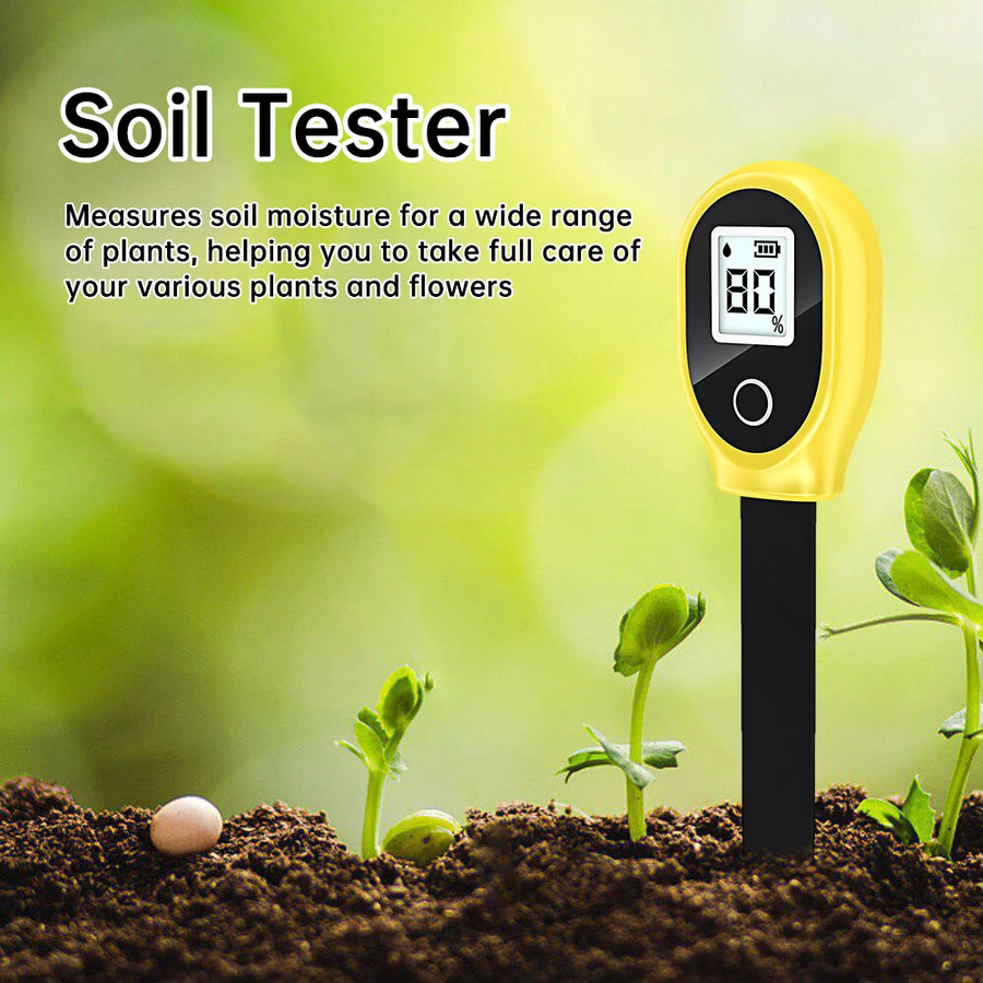 Soil Moisture Sensor Monitor Plants Moist Testing Tool Soil Hygrometer Plant Detector Garden Care Planting Humidity Meter
