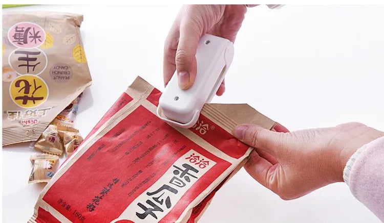 Mini Heat Bag Sealer | Portable Food Storage Clip | Keeps Snacks Fresh