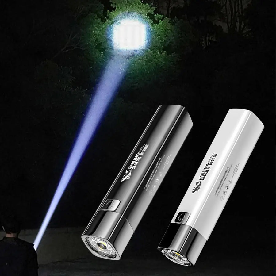 Multifunctional Flashlight Camping Light Super Bright USB Charging Outdoor Small Torch Walking Household Lighting Long Range