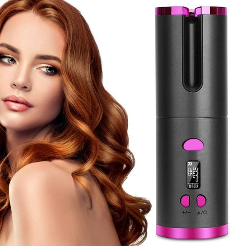 Automatic Cordless Hair Curler wireless styling iron