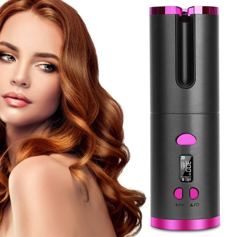 Automatic Cordless Hair Curler wireless styling iron