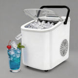 Portable Countertop Ice Maker self-cleaning and compact