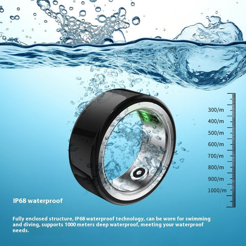 Ceramic Smart Health Ring blood oxygen and heart rate monitor