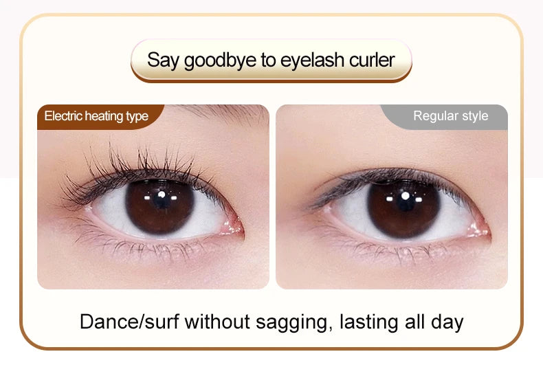 Heated Eyelash Curler | 2-in-1 USB Rechargeable | 3 Speed Modes | Long-Lasting Curl