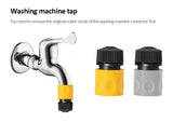 360° Rotating Car Wash Brush Kit | Auto Foam | Chenille Bristles
