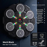 Smart Music Boxing Machine | Wall-Mounted | Bluetooth | LED Lights | 9 Speeds | Kids & Adults