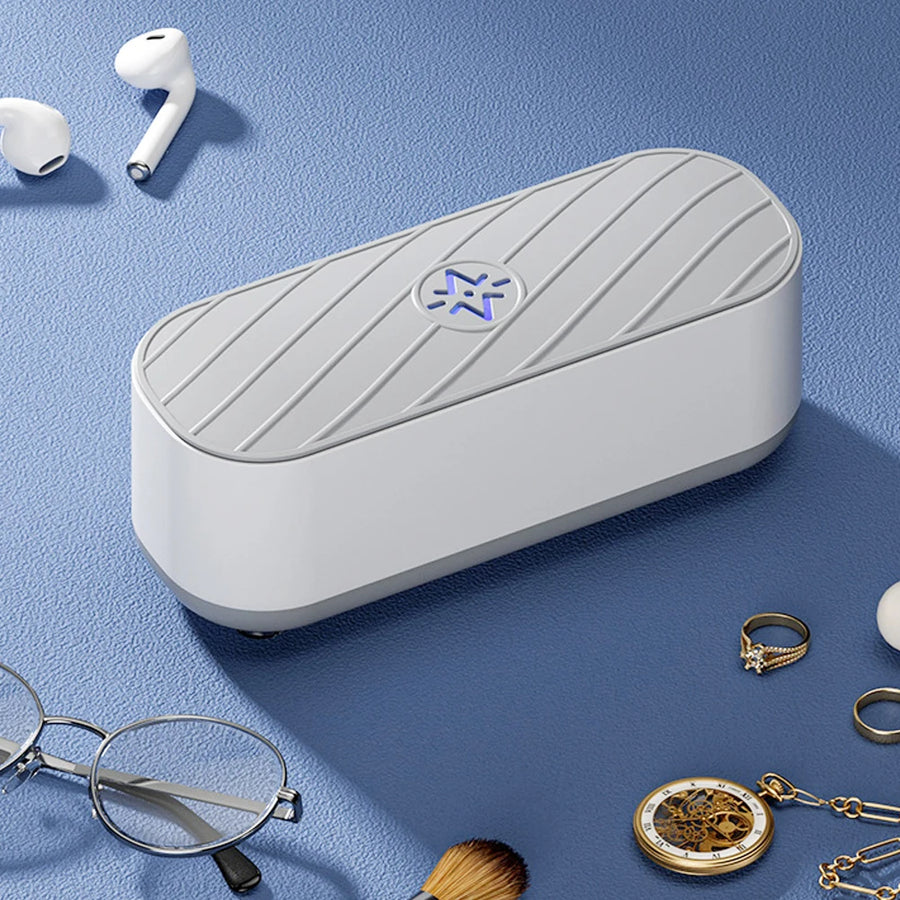 Ultrasonic Jewelry Cleaner Machine | USB Rechargeable | Glasses Watches Rings