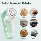 Electric Fabric Shaver & Lint Remover | 10,000 RPM | Remove Fuzz & Pilling from Clothes