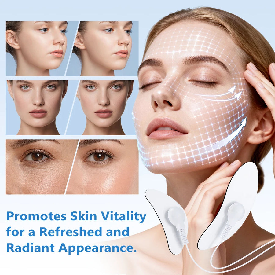 Microcurrent Face Lift Device | EMS Muscle Stimulator | Skin Tightening & Anti-Wrinkle
