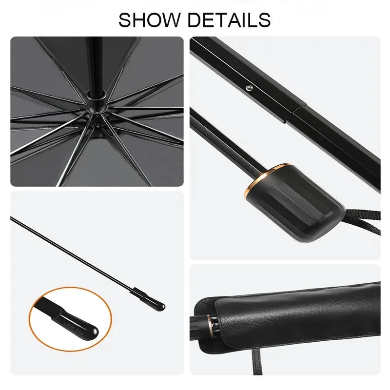 Foldable Car Windshield Sunshade | Umbrella Style | Heat Insulation Protection