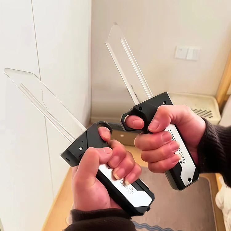 2026 New Lightsaber Sword Toy Light Sword Games for Children Adult Double-Bladed Luminous Toy for Boys Kids Interactive Cosplay