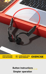 Conduction Headset Bluetooth 5.4 With Mic Waterproof Exercise Fitness Wireless Swimming Sports Headphone New 2026