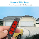 433MHz RF Remote Duplicator | Clone Garage & Gate Remotes | 50-100m Range | 3 Colors