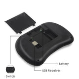 Mini Wireless Keyboard | 2.4G & Bluetooth with Touchpad | For Smart TV, Laptop & Projector