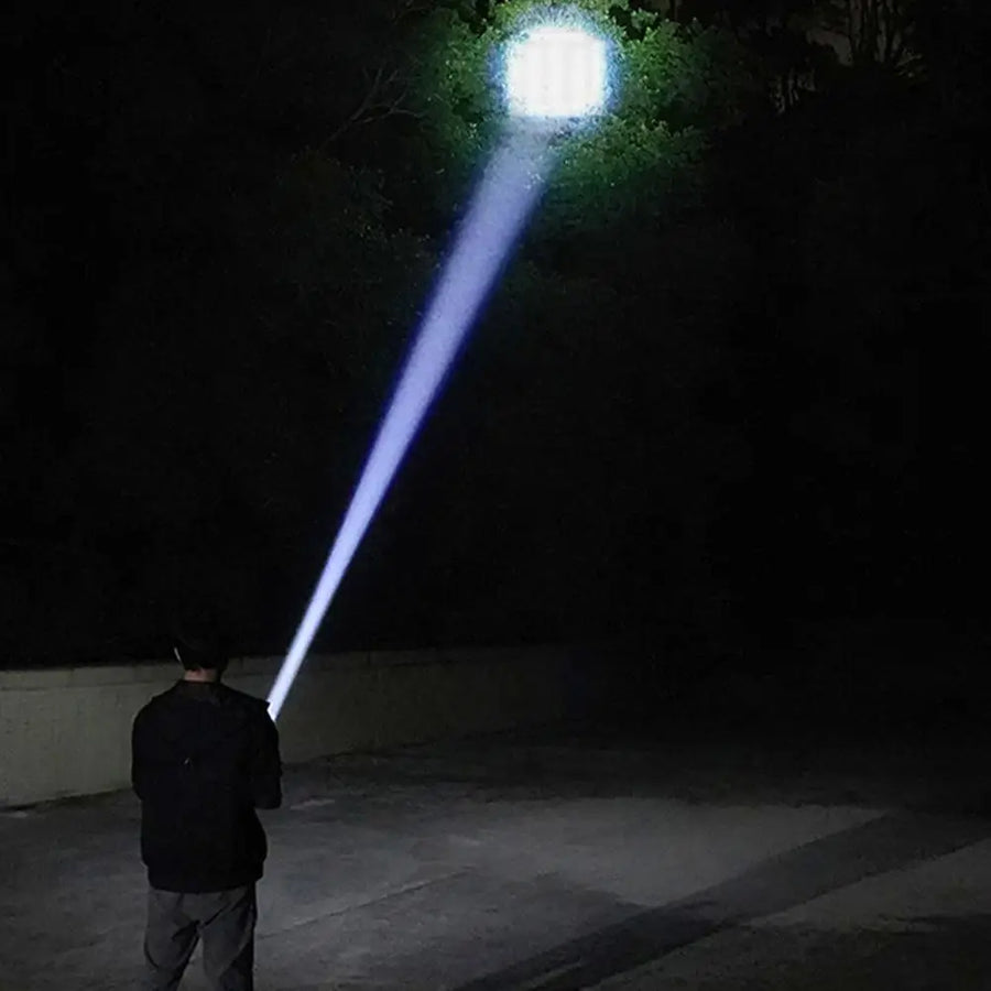 Multifunctional Flashlight Camping Light Super Bright USB Charging Outdoor Small Torch Walking Household Lighting Long Range
